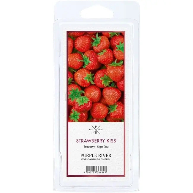 Purple River Strawberry Kiss Wosk Sojowy Zapachowy 50g