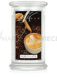 Kringle Candle Vanilla Latte Duża Świeca Zapachowa 624g