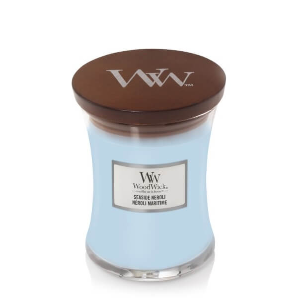 WoodWick Seaside Neroli Średnia Świeca 275g