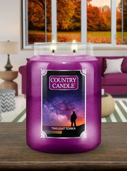 Country Candle Twilight Tonka Duża Świeca Zapachowa 652g