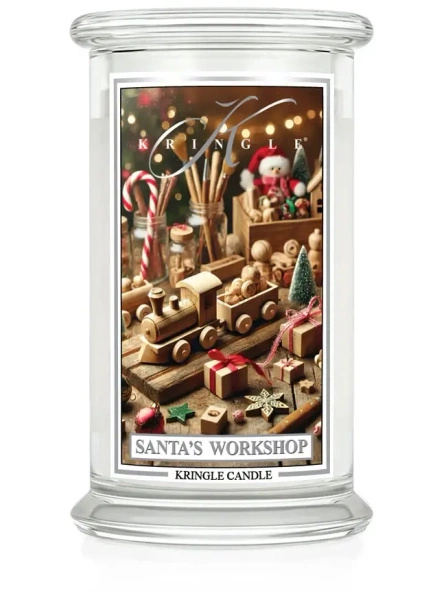 Kringle Candle Santa's Workshop Duża Świeca Zapachowa 624g