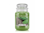 Country Candle Sage & Cedar Duża Świeca Zapachowa 652g