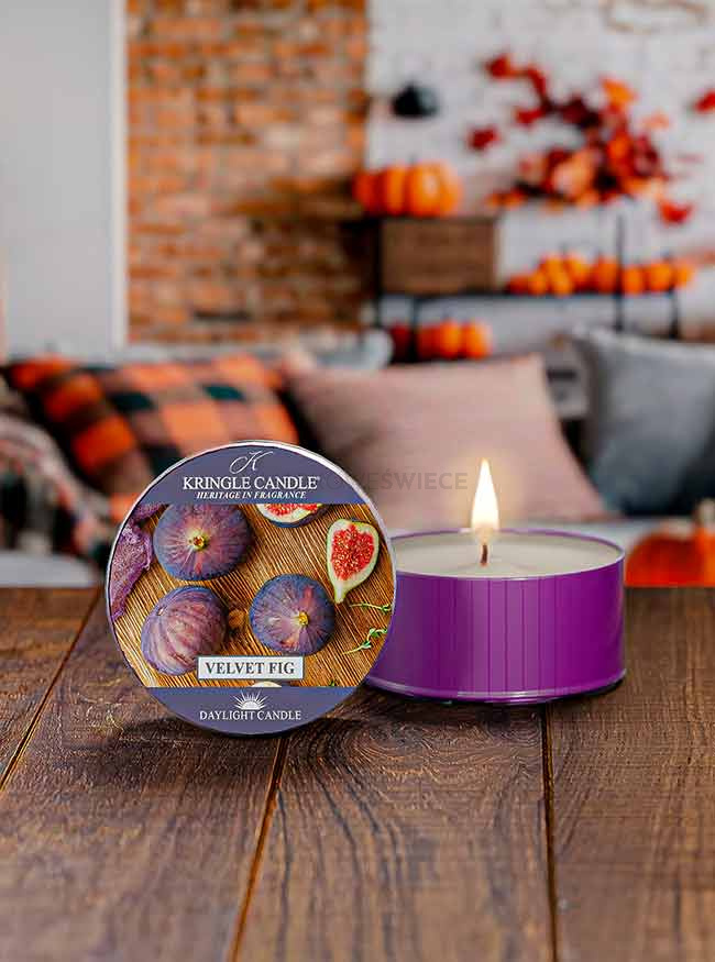 Kringle Candle Velvet Fig Świeczka Daylight 42g