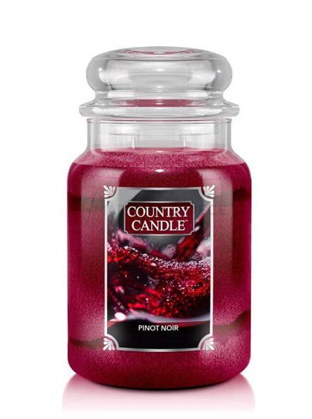 Country Candle Pinot Noir Duża Świeca Zapachowa 652g