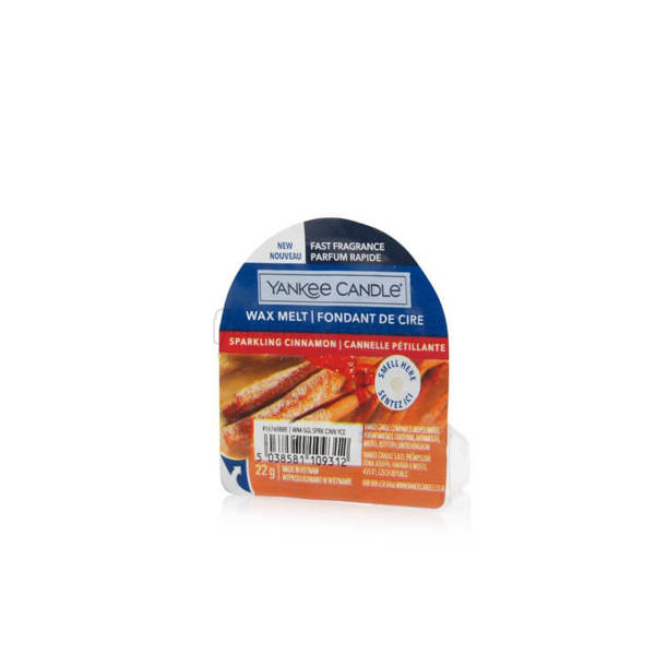 Yankee Candle Sparkling Cinnamon Wosk Zapachowy Pudełko 22g