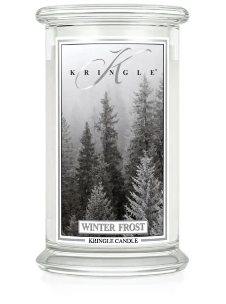 Kringle Candle Winter Frost Duża Świeca Zapachowa 624g