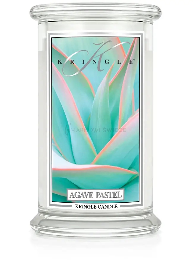 Kringle Candle Agave Pastel Duża Świeca Zapachowa 624g