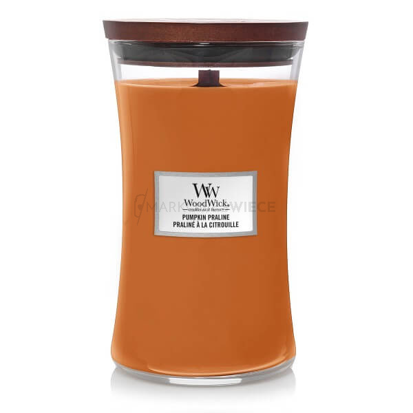 WoodWick Pumpkin Praline Duża Świeca 609,5g