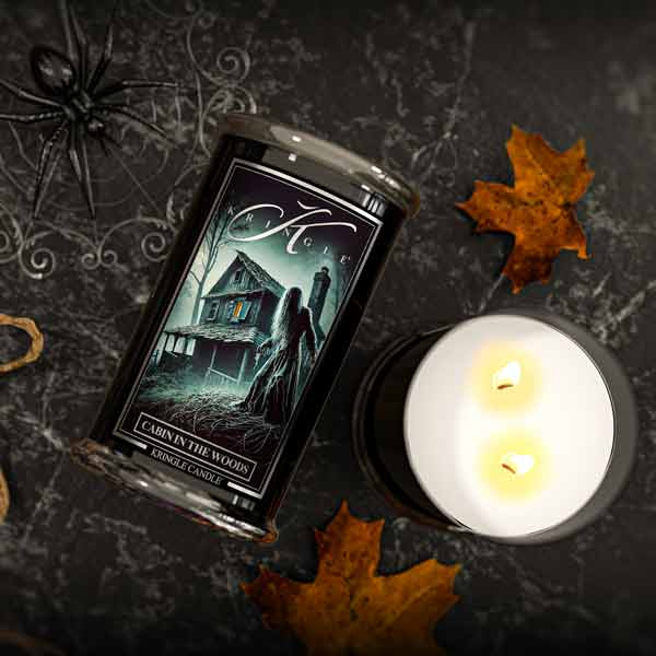 Kringle Candle Cabin In the Woods Duża Świeca Zapachowa 624g