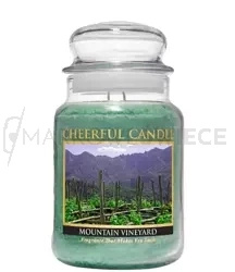 Cheerful Candle Mountain Vineyard Duża Świeca Zapachowa 680g