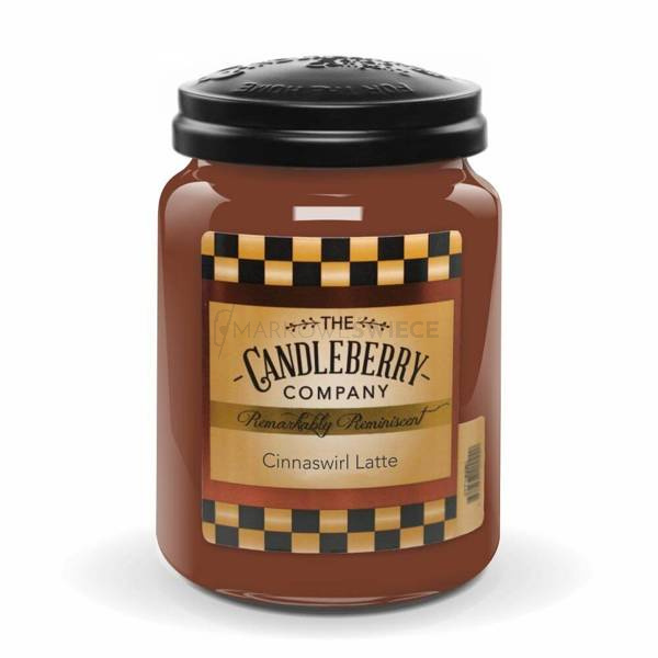 Candleberry Cinnaswirl Latte Duża Świeca Zapachowa 640g