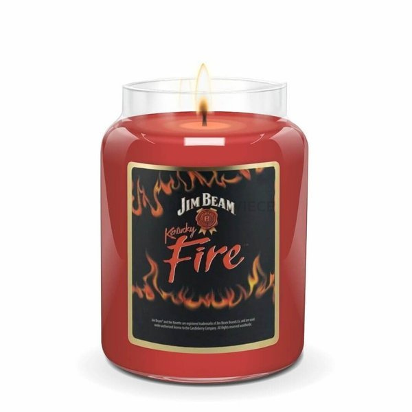 Candleberry Jim Beam Fire Duża Świeca Zapachowa 640g