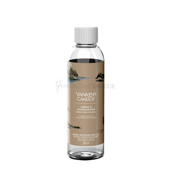 Yankee Candle Amber & Sandalwood Uzupełniacz Do Pałeczek 200ml