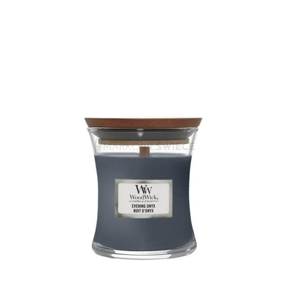 WoodWick Evening Onyx Mała Świeca 85g
