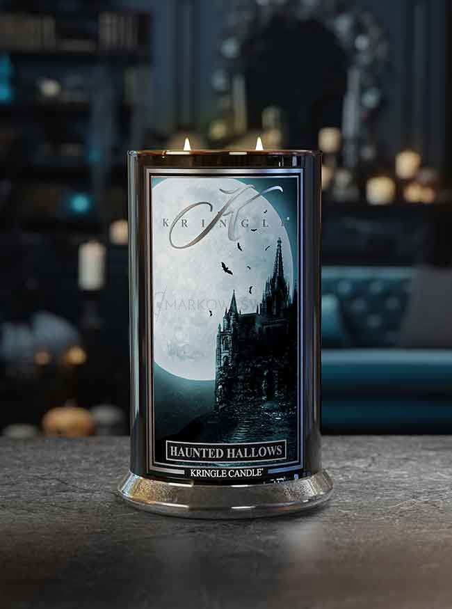 Kringle Candle Haunted Hallows Duża Świeca Zapachowa 624g