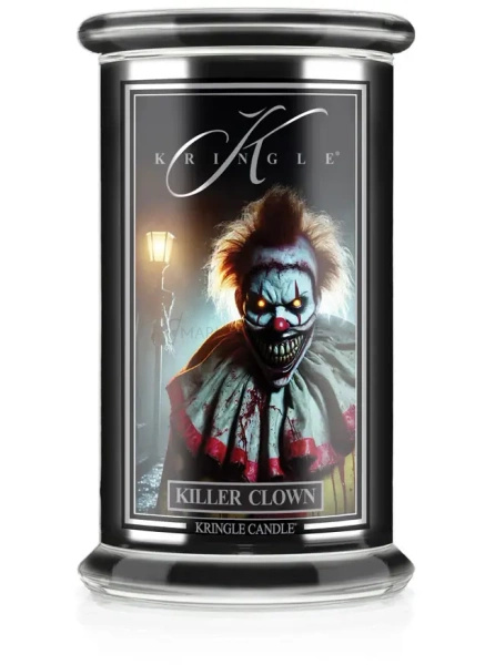 Kringle Candle Killer Clown Duża Świeca Zapachowa 624g