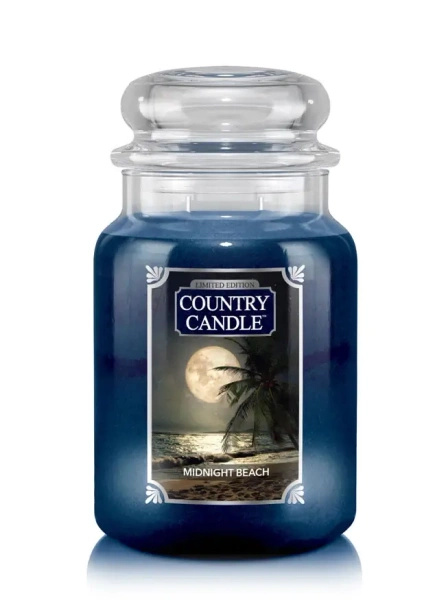 Country Candle Midnight Beach Duża Świeca Zapachowa 652g