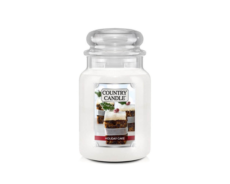 Country Candle Holiday Cake Duża Świeca Zapachowa 652g