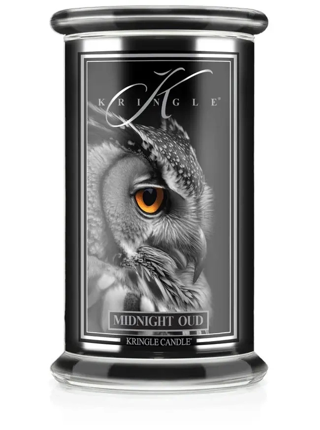 Kringle Candle Reserve Midnight Oud Duża Świeca Zapachowa 624g