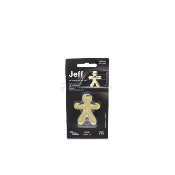 Mr & Mrs Fragrance Zapach do samochodu Jeff Gold Chrome Magic Vanilla