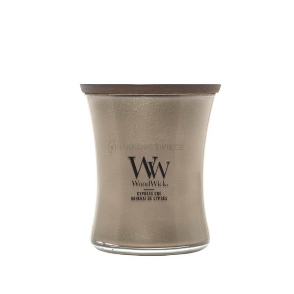 WoodWick Cypress Ore Średnia Świeca 275g
