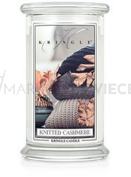 Kringle Candle Knitted Cashmere Duża Świeca Zapachowa 624g