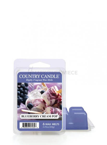 Country Candle Blueberry Cream Pop Wosk Zapachowy 64g