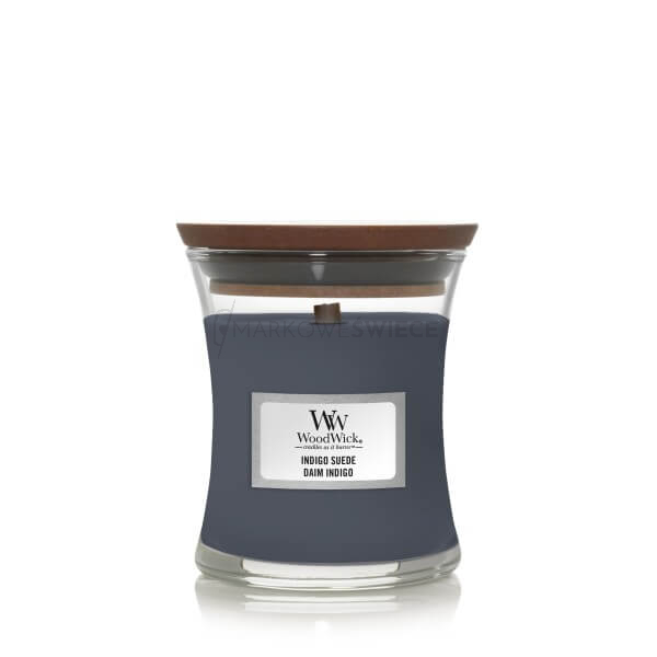 WoodWick Indigo Suede Mała Świeca 85g