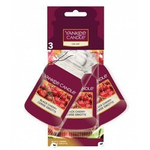 Yankee Candle Black Cherry op.- 3 szt. Car Jar Zapach do Auta