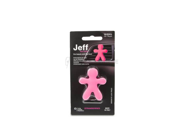 Mr & Mrs Fragrance Zapach do samochodu Jeff Fuchsia Strawberries 