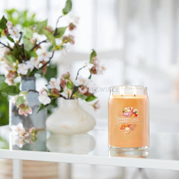 Yankee Candle Mango Ice Cream Signature Duża Świeca 567g