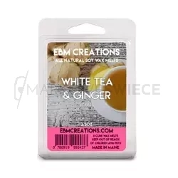 EBM Creations White Tea & Ginger Wosk Sojowy Zapachowy 90g