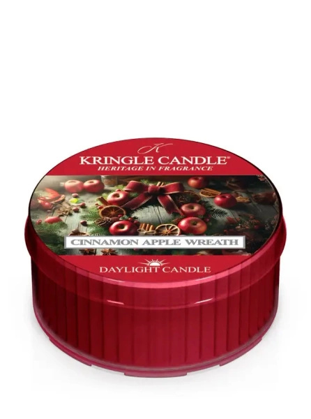 Kringle Candle Cinnamon Apple Wreath Świeczka Daylight 42g