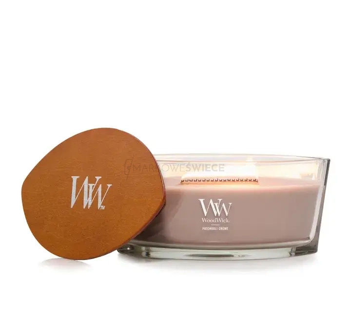 WoodWick Patchouli Crème Świeca Hearthwick 453,5g