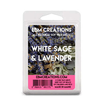 EBM Creations White Sage & Lavender Wosk Sojowy Zapachowy 90g