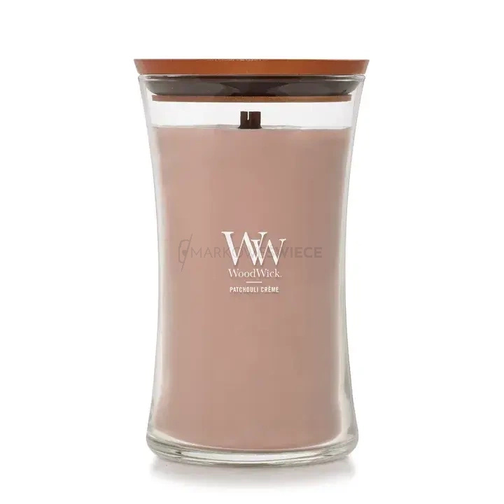 WoodWick Patchouli Crème Duża Świeca Core 609,5g