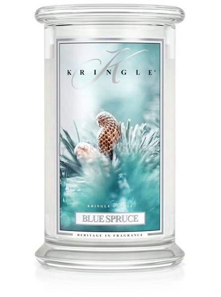 Kringle Candle Blue Spruce Duża Świeca Zapachowa 624g