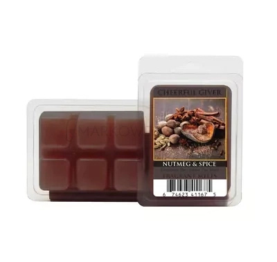 Cheerful Candle Nutmeg & Spice Wosk Zapachowy 68g