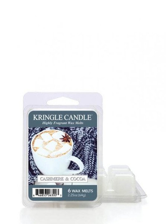 Kringle Candle Cashmere & Cocoa Wosk Zapachowy 64g