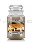 Country Candle Smoke & S Mores Duża Świeca Zapachowa 652g
