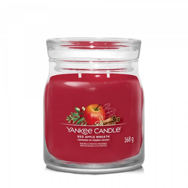 Yankee Candle Red Apple Wreath Średnia Świeca Zapachowa 368g