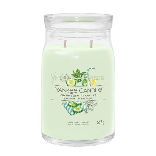 Yankee Candle Cucumber Mint Cooler Signature Duża Świeca 567g