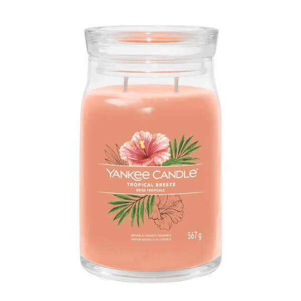 Yankee Candle Tropical Breeze Signature Duża Świeca 567g