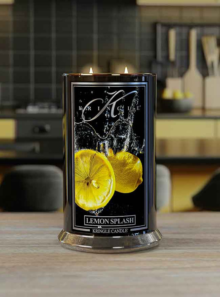Kringle Candle Reserve Lemon Splash Duża Świeca Zapachowa 624g