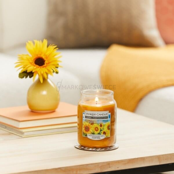 Yankee Candle Sunflower Fields Duża Świeca Zapachowa 538g