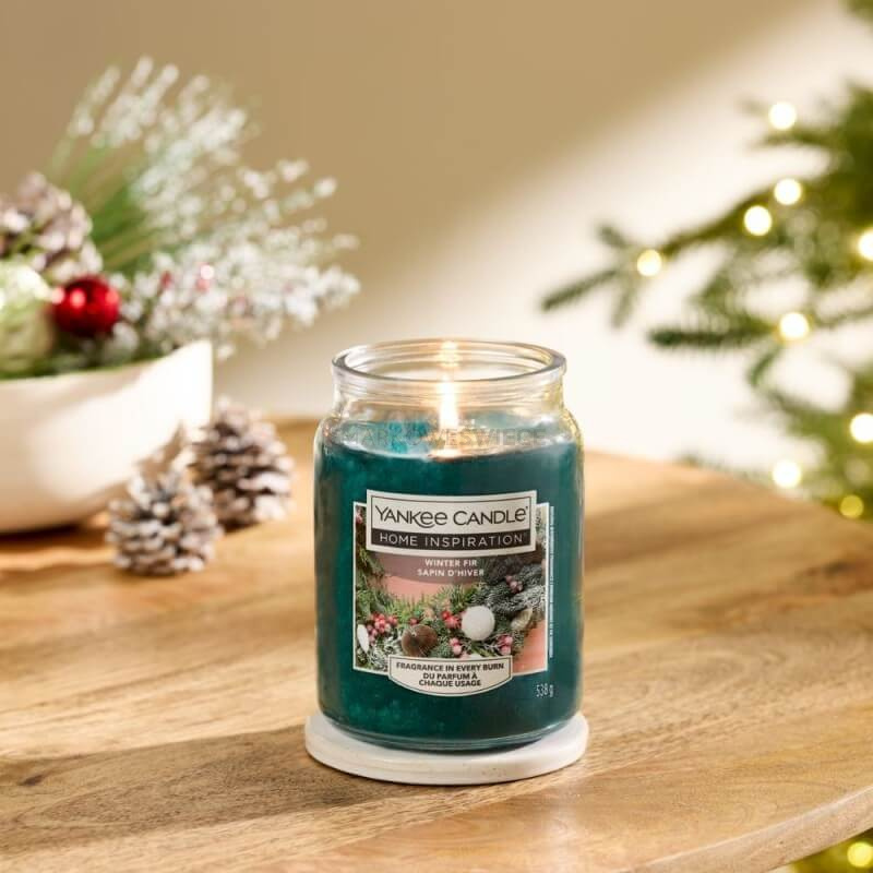 Yankee Candle Winter Fir Duża Świeca Zapachowa 538g