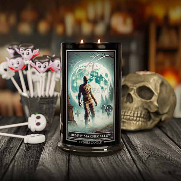 Kringle Candle Mummy Marshmallow Duża Świeca Zapachowa 624g