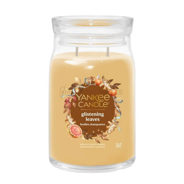 Yankee Candle Glistening Leaves Signature Duża Świeca 567g