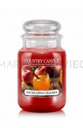 Country Candle Spiced Apple Chai-der Duża Świeca Zapachowa 652g