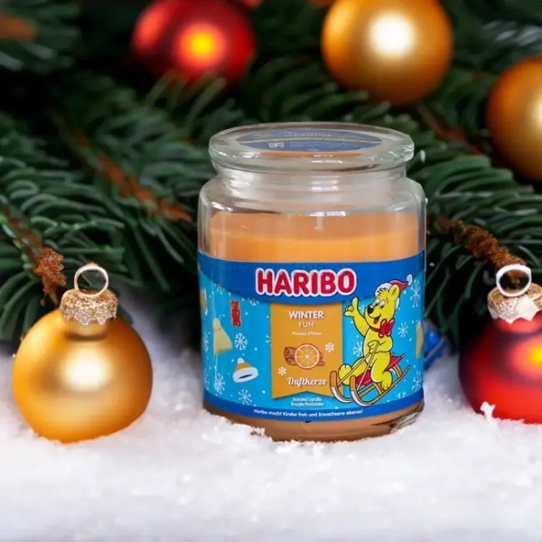 Haribo Winter Fun Świeca Zapachowa 510g
